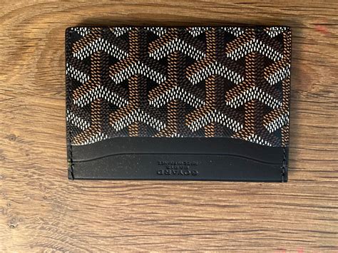 painted goyard card holder|Goyard card holder retail price.